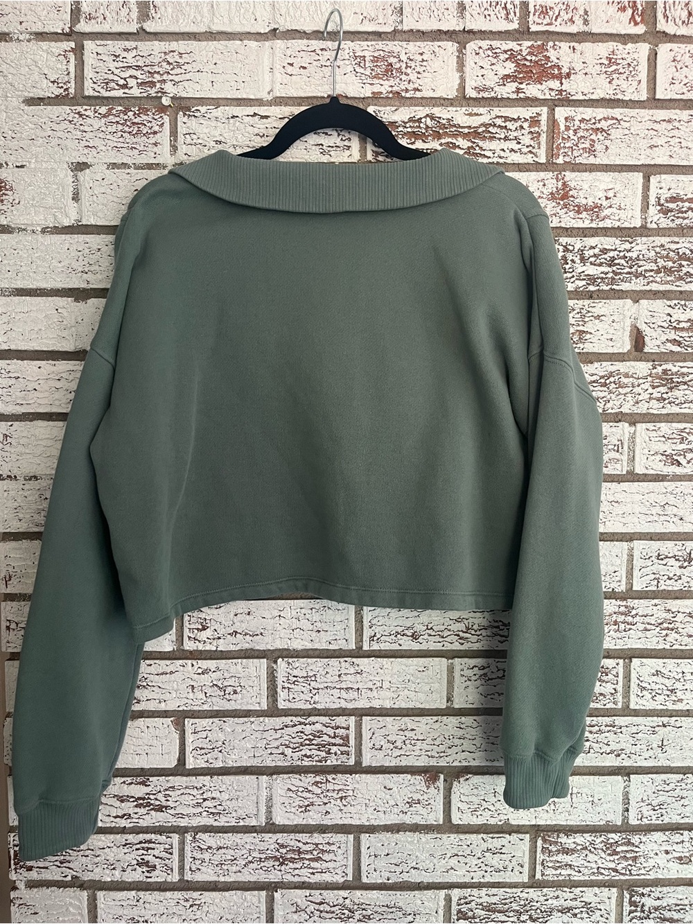 Z Supply Soho Sweatshirt Light Green Pullover Crewneck Casual Cozy Soft Womens M - Picture 6 of 7